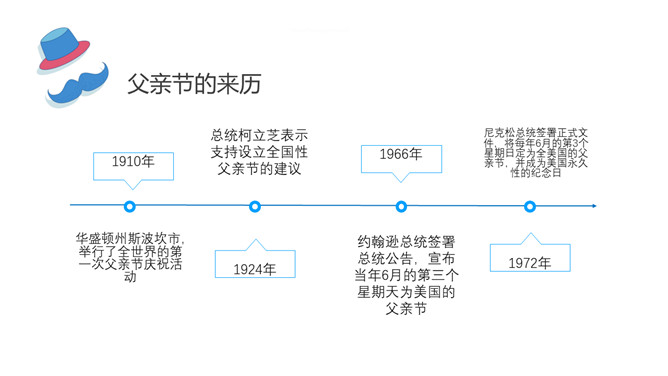 感恩父亲节主题班会PPT模板