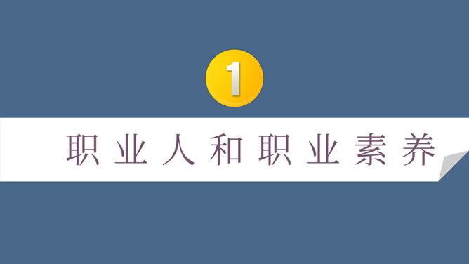 职业素养提升培训PPT课件