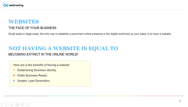 国外虚拟主机IDC网络公司简约PPT模板