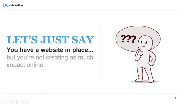 国外虚拟主机IDC网络公司简约PPT模板