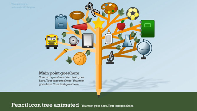 创意学校学生教育PPT模板