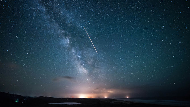 满天繁星夜空星空PPT背景图片