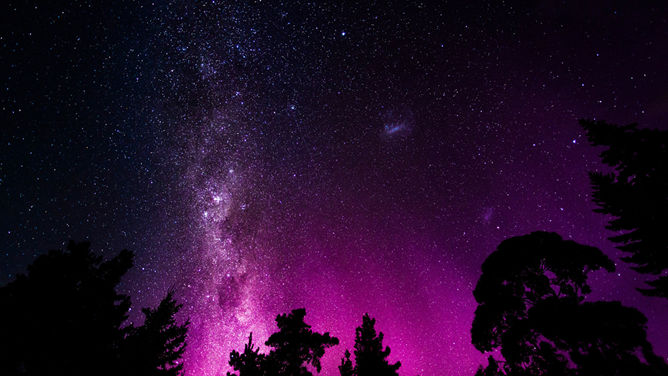 满天繁星夜空星空PPT背景图片