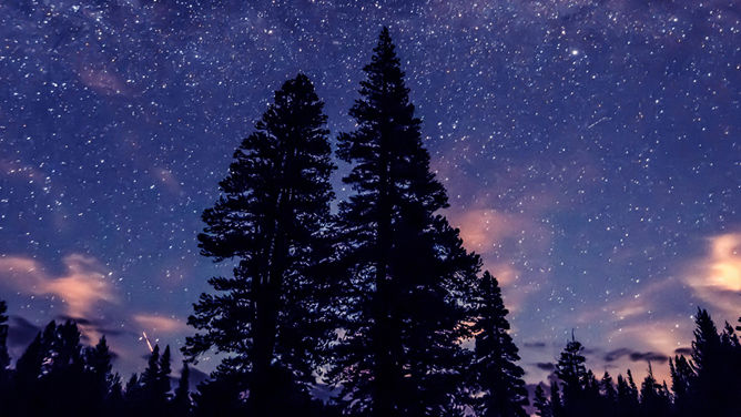 满天繁星夜空星空PPT背景图片