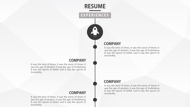 英文简历自我介绍PPT模板