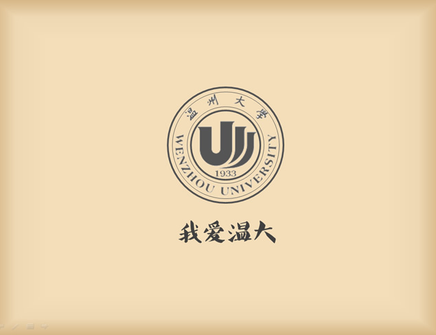 我爱温大――大学生活回忆录情景剧简笔动画PPT模板