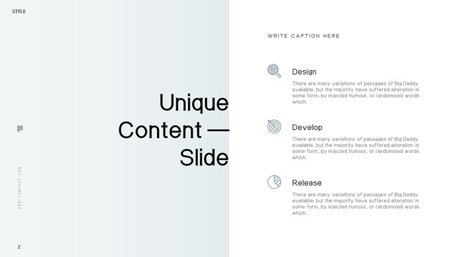 时尚欧美风图片画册PPT模板