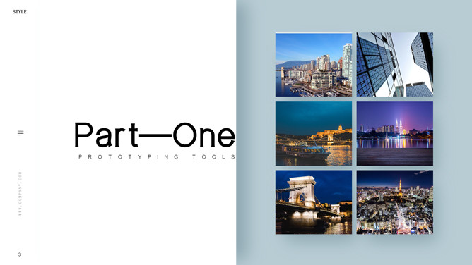 时尚欧美风图片画册PPT模板