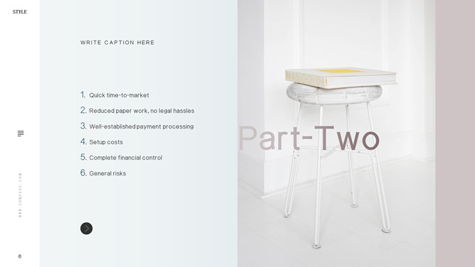 时尚欧美风图片画册PPT模板