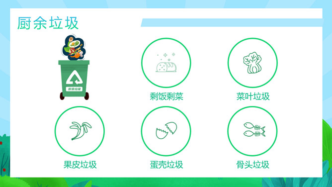 垃圾分类保护环境PPT模板