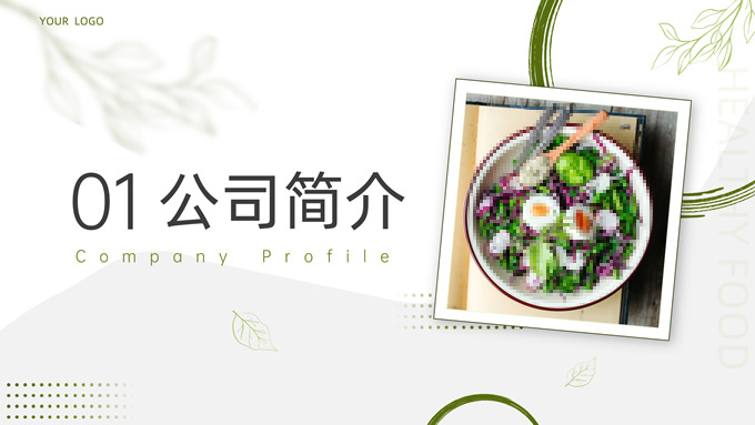 餐饮项目商业计划书PPT模板
