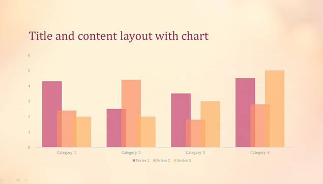 淡雅紫色花朵背景温暖PPT模板