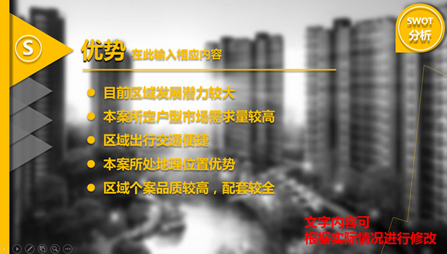 房地产项目提案报告PPT模板
