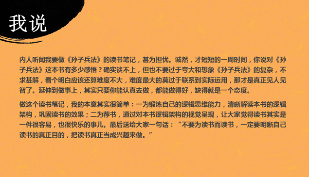 《孙子兵法》读书笔记PPT模板