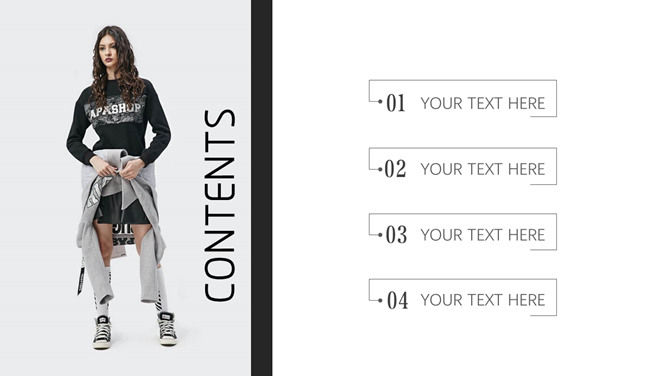 高端时尚品牌产品展示PPT模板