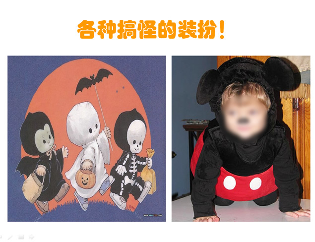 万圣节主题图文PPT模板