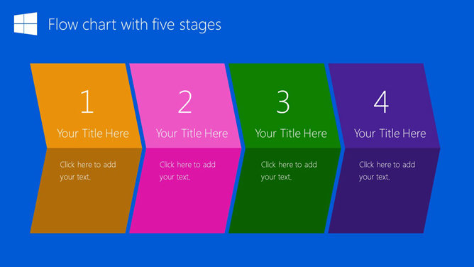 精美 Windows 10 风格 PPT 模板
