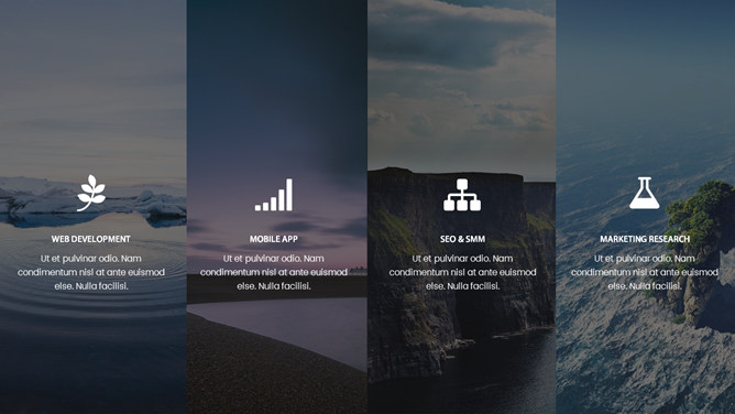 时尚杂志风大图排版PPT模板