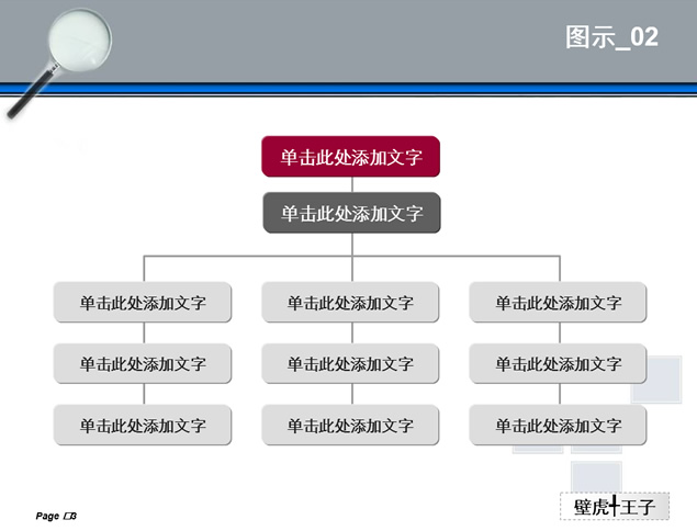 放大镜经典毕业论文答辩PPT模板