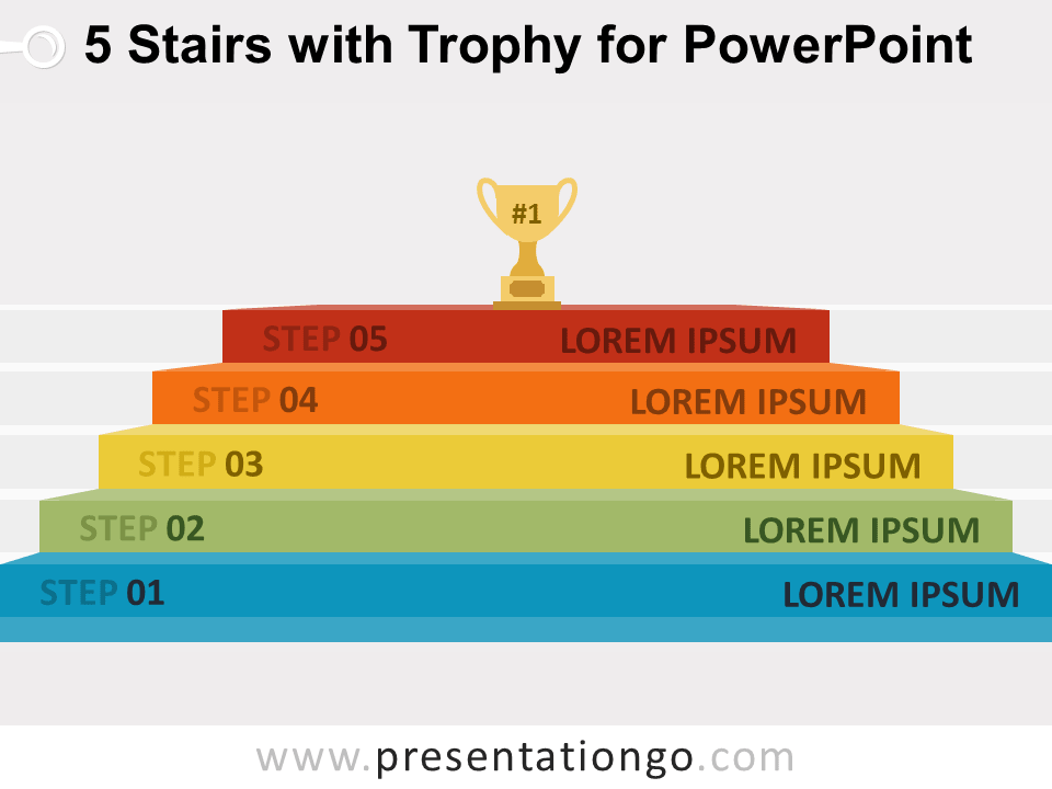 5楼PowerPoint的奖杯图