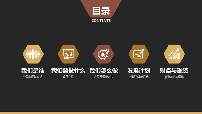 财富积累投资理财PPT模板