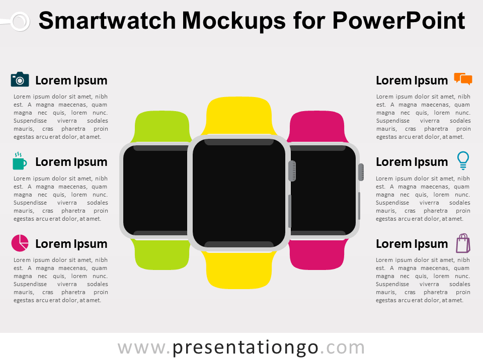 Smartwatch样机的演示文稿