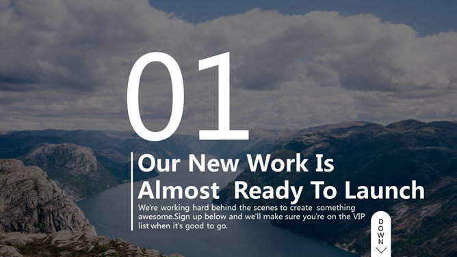 欧美风全图背景PPT模板