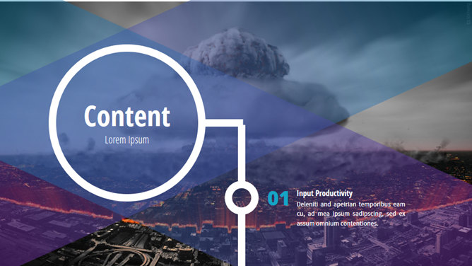 时尚欧美杂志风PPT模板