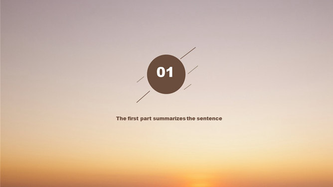 海边码头日出风光PPT模板