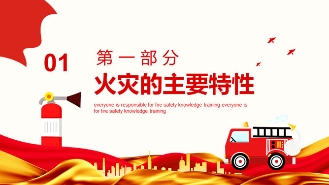 消防安全培训PPT模板
