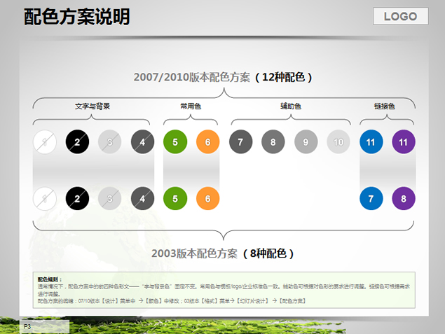 绿植环绕地球——环保主题PPT模板