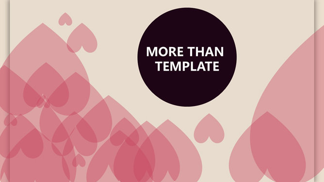 精美浪漫爱情主题PPT模板