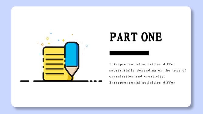 MBE风格男生自我介绍PPT模板