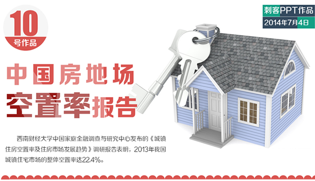 中国房地产空置率报告PPT模板