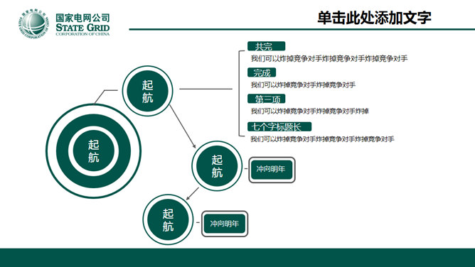 国家电网供电公司官方PPT模板