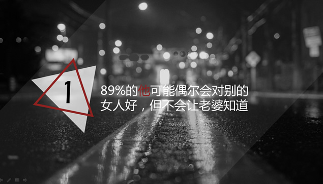 男士专属——时尚设计PPT模板