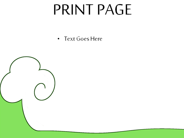 树叶形状创意环保主题PPT模板