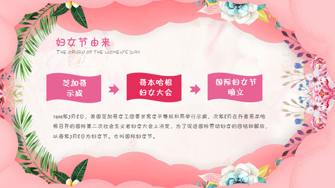 三八妇女节女神节PPT模板