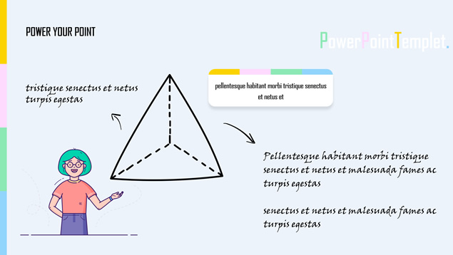 浅色系教学主题PPT模板