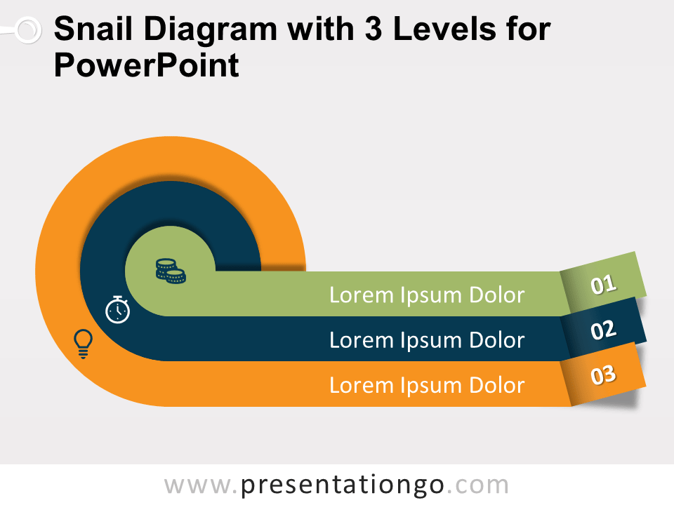 蜗牛图3水平PowerPoint