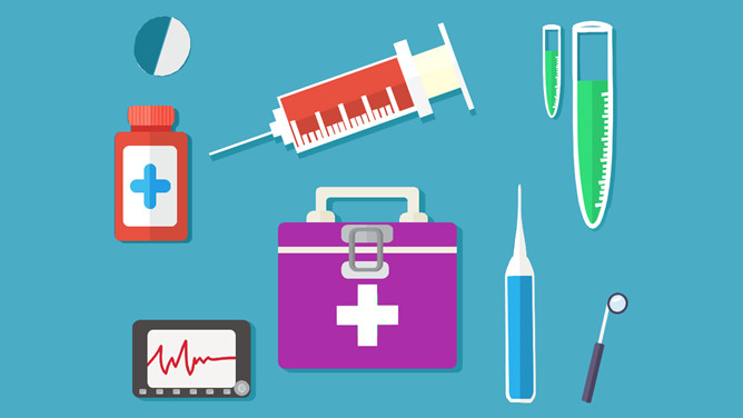 医疗器械矢量素材PPT