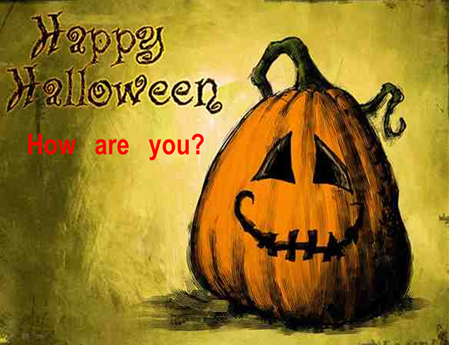 万圣节主题介绍PPT模板：起源、习俗、活动、服饰与游戏