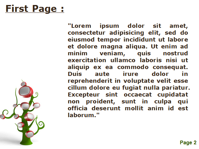 魔力电视树PPT模板