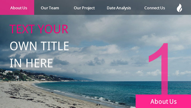 创意网页UI风格幻灯片模板