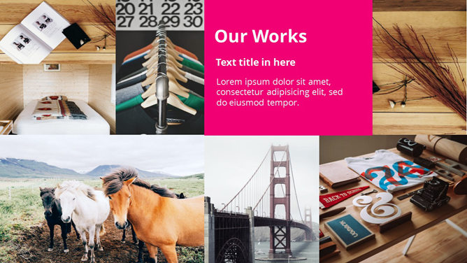 创意网页UI风格幻灯片模板