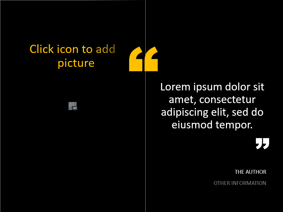 报价梯度 PowerPoint 和 Google Slides 模板