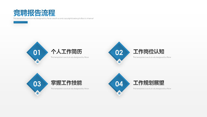 岗位竞聘述职报告PPT模板