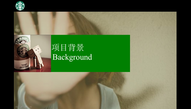星巴克微博年度推广案PPT模板