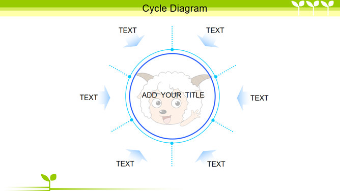 喜羊羊与灰太狼主题PPT模板
