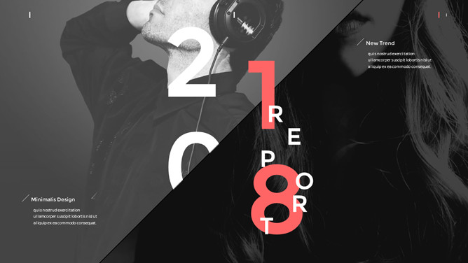 欧美时尚杂志风PPT模板